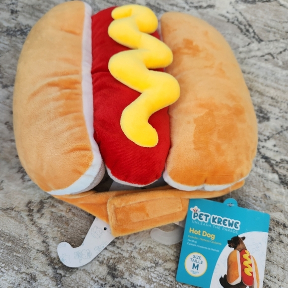 KREWE Other - KREWE Hot Dog Costume for Dogs - Red and Tan